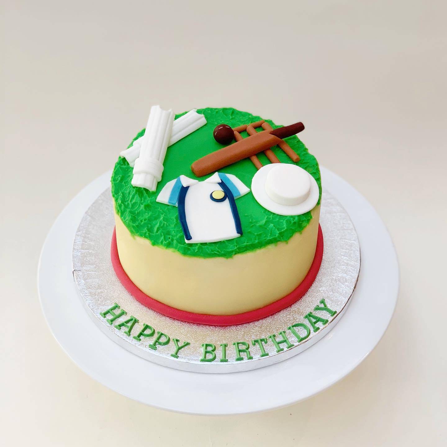 Cricket Fondant Decorations on a Delicious Red Velvet