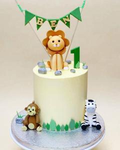 Safari Theme Birthday cake