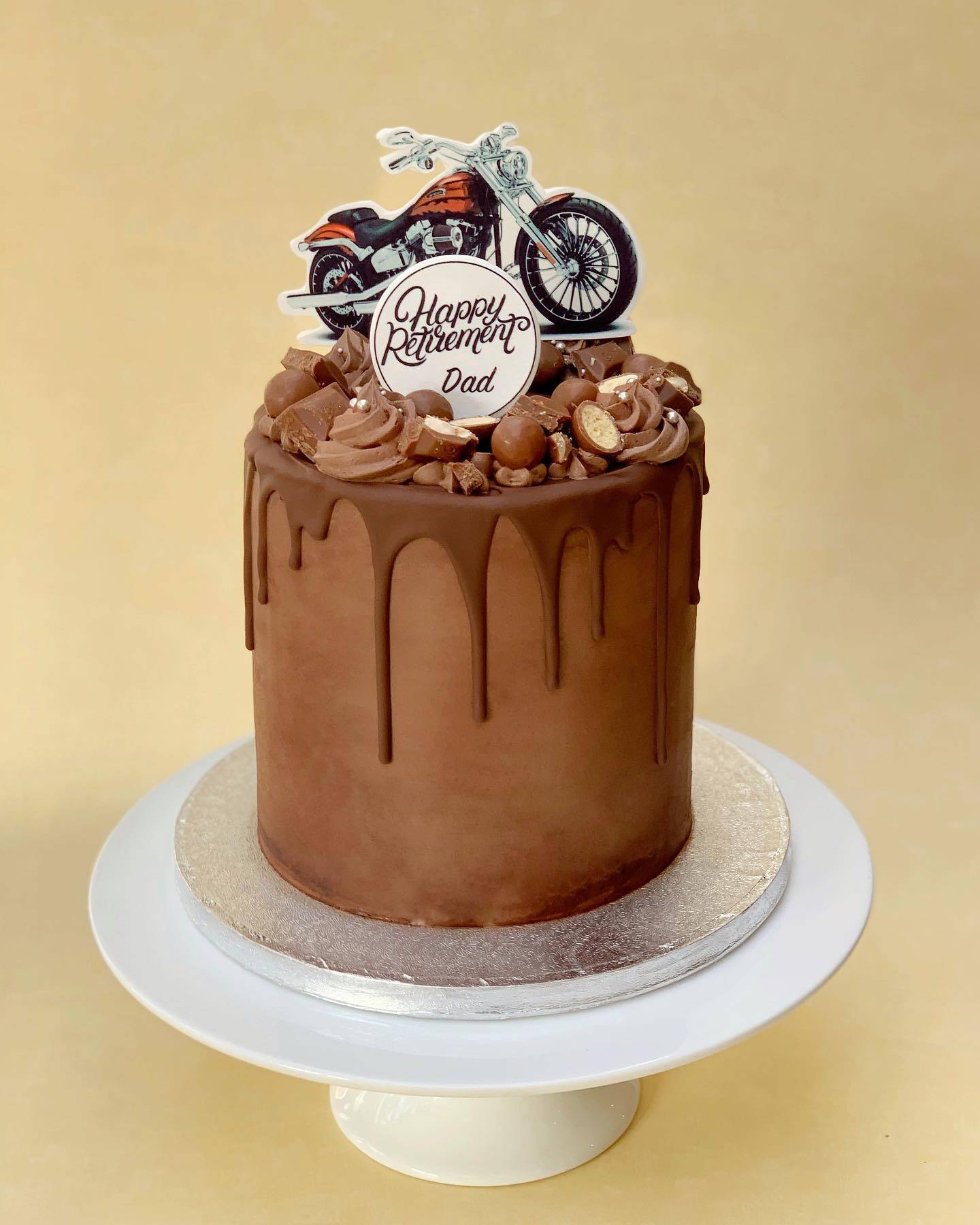 Chocolate Retirement Cake