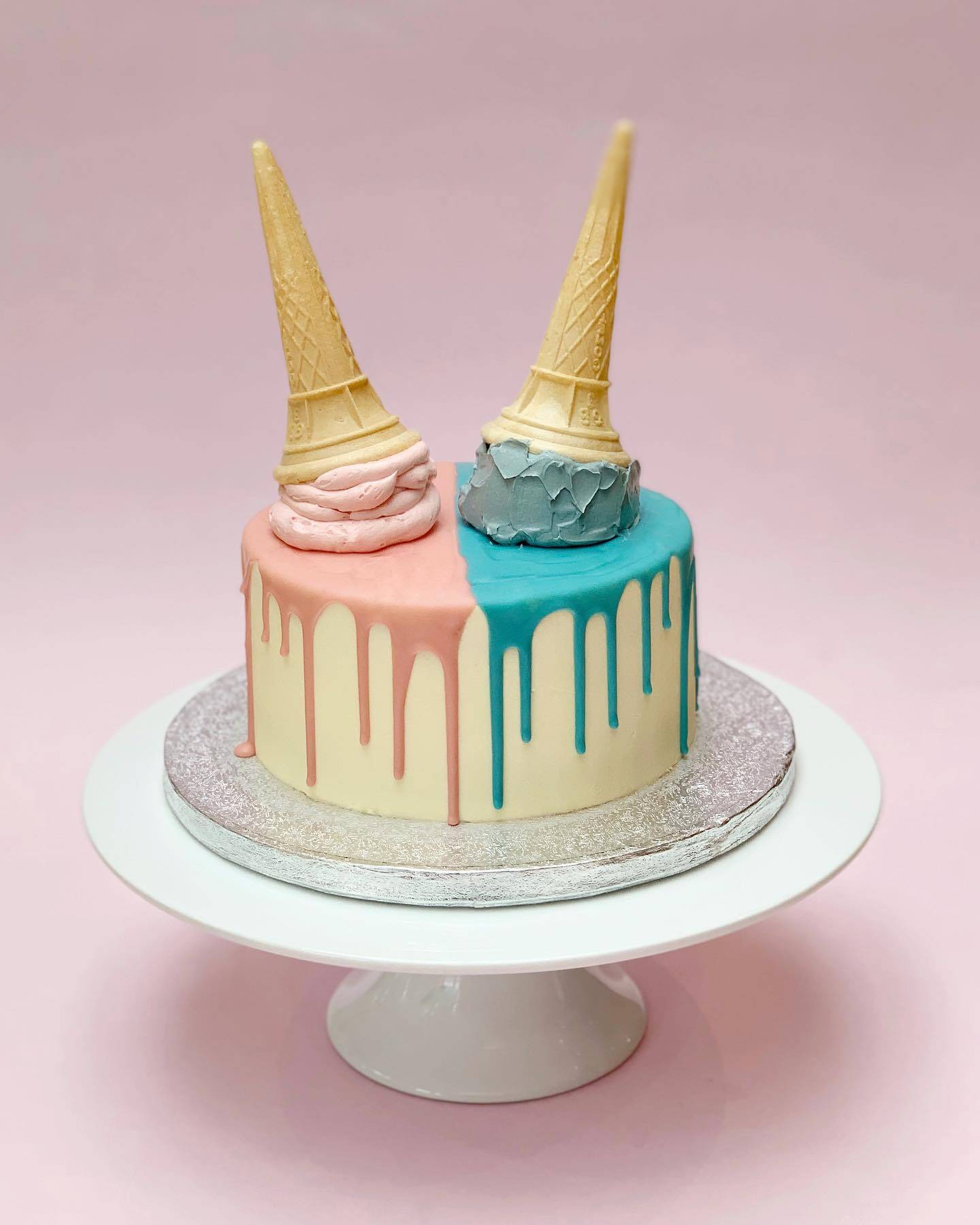 Gender Reveal Cake